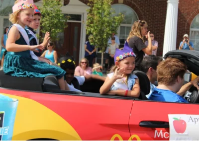 The Apple Butter Festival little king and queen in Spencer, IN