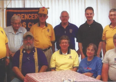 Spencer Lions Club officers from the early 2000's