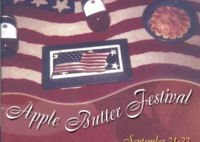 Apple Butter Festival book cover from 2002 in Spencer, IN.