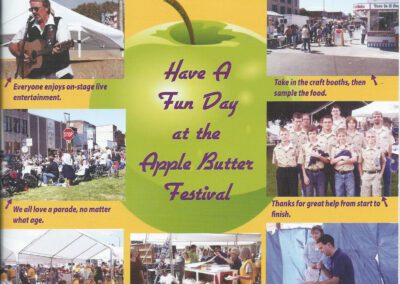 Apple Butter Festival Book from 2010 in Spencer, IN.